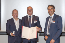 AWT - Badge of Honor for Dr. Jörg Kleff